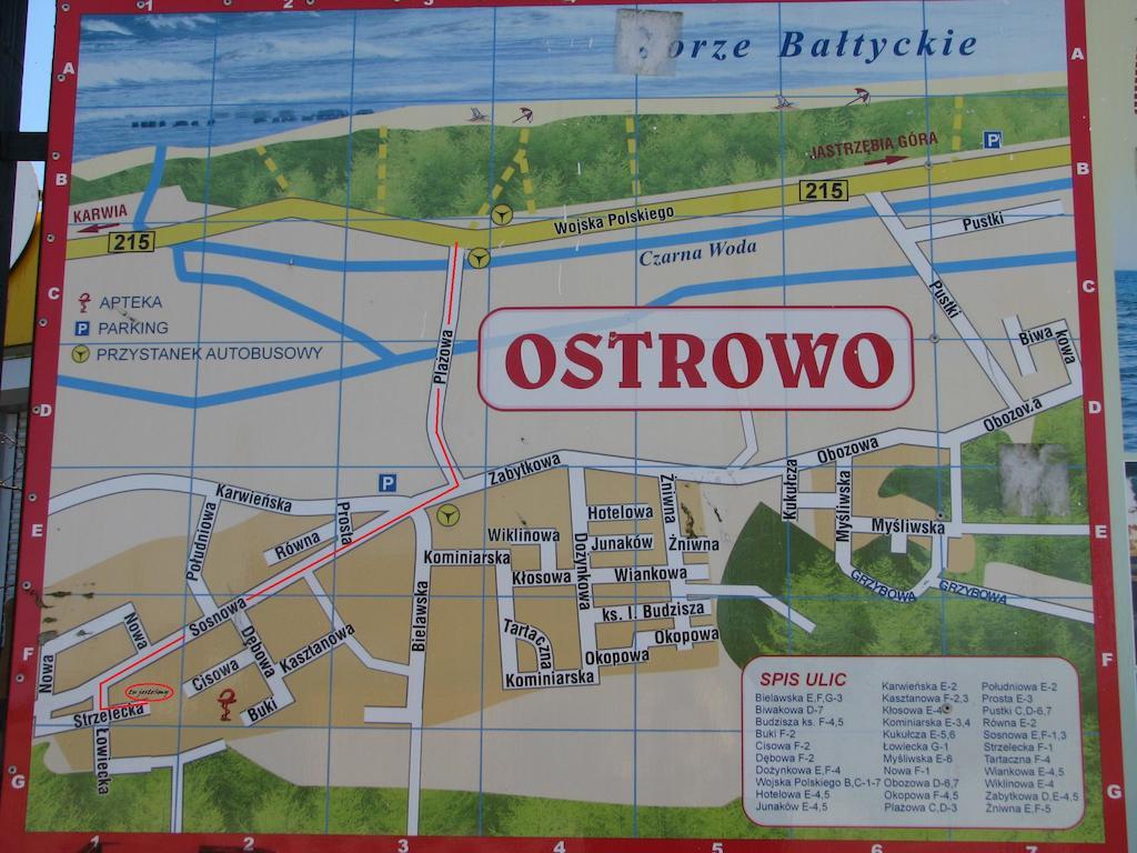 Krzywy Domek W Ostrowie Morza Brzeg Ostrowo  Eksteriør bilde